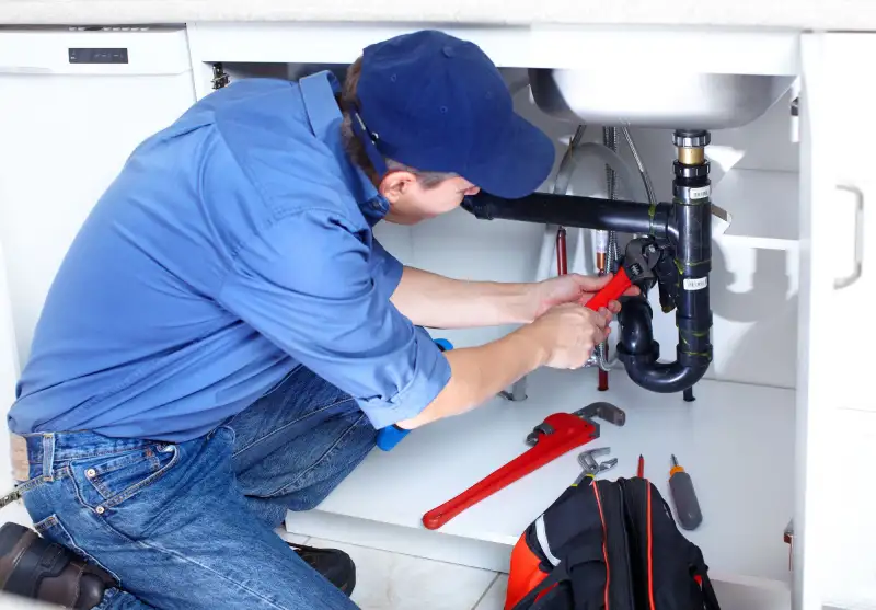 Plumber-Under-Sink