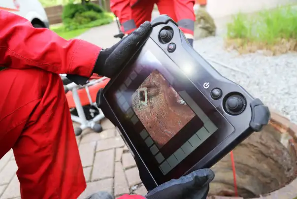 Sewer camera inspection